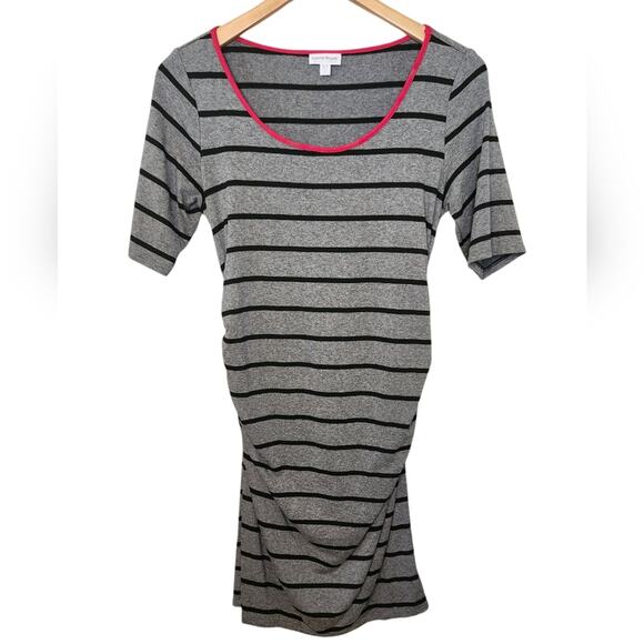 A Pea in the Pod stretch striped maternity dress Medium - Picture 1 of 6
